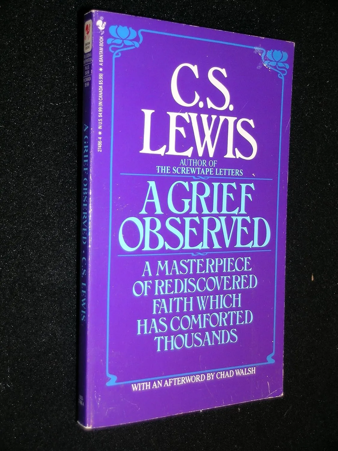 A Grief Observed Mass Market Paperback  March 1, 1983
