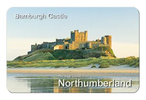 Bamburgh Castle Flexible Fridge Magnet