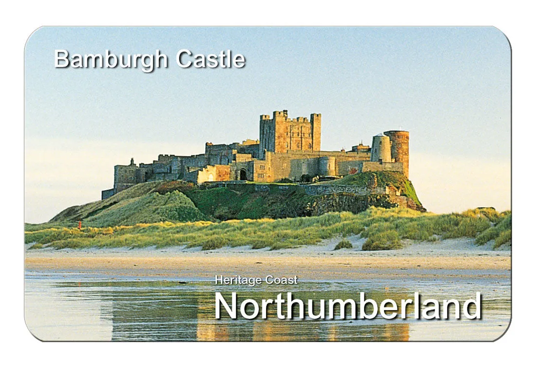 Bamburgh Castle Flexible Fridge Magnet