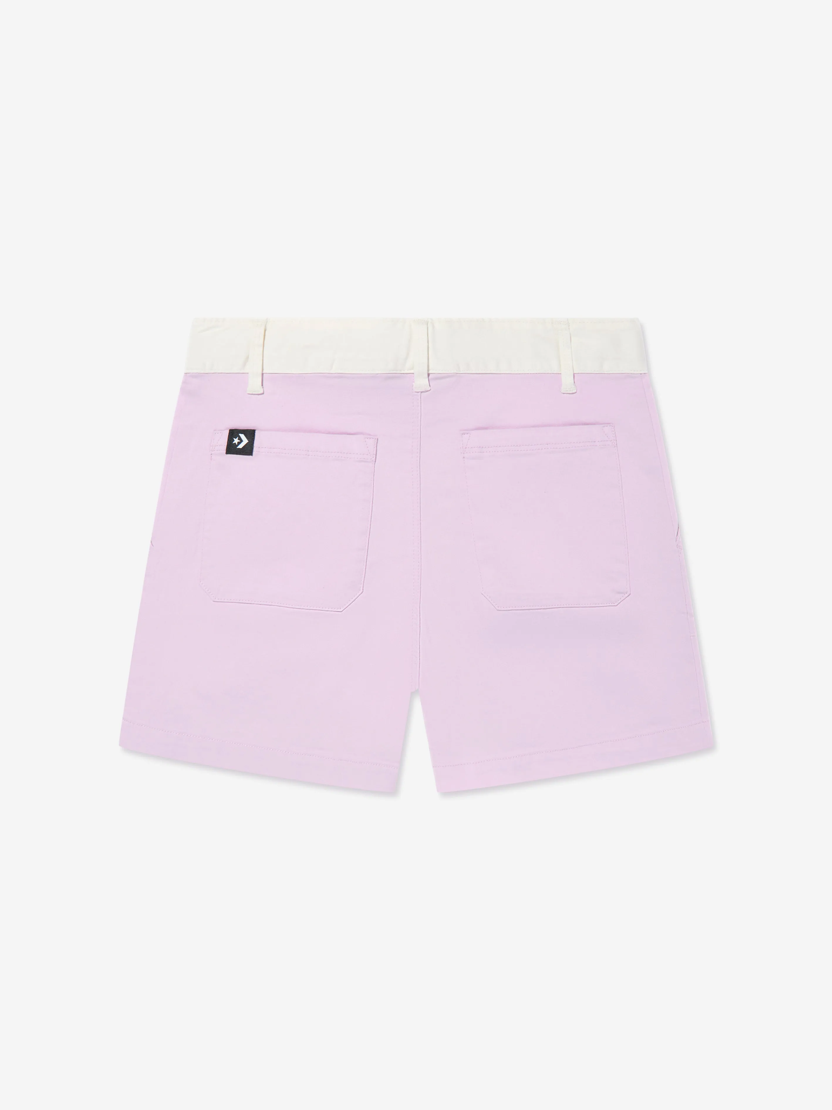 Converse Girls Colourblock Woven Shorts in Purple