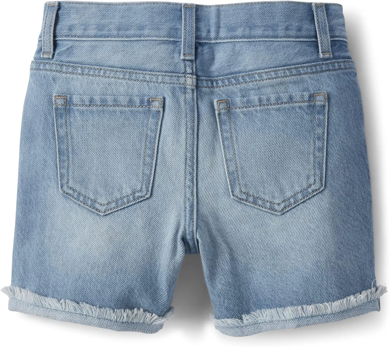 Denim Midi Shorts