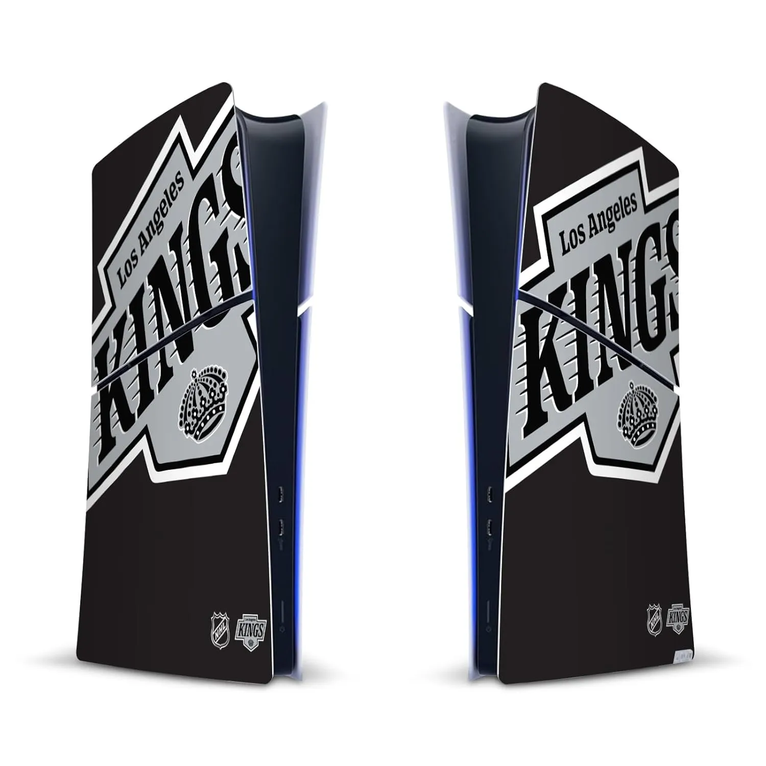 Head Case Designs Officially Licensed NHL Oversized Los Angeles Kings Vinyl Sticker Gaming Skin Decal Cover Compatible With Sony PlayStation 5 PS5 Slim/Pro Digital Edition Console