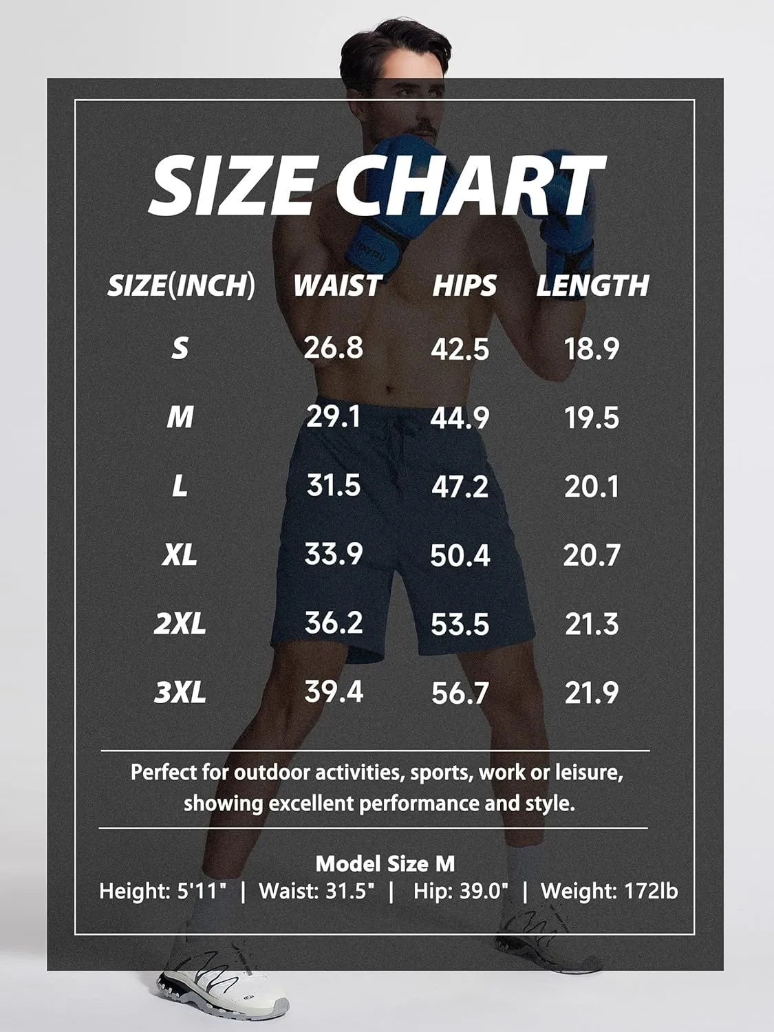 Mens Athletic Workout Gym Shorts 7 Inch Inseam Running Sweat Sport Shorts for Men with Zipper Pockets