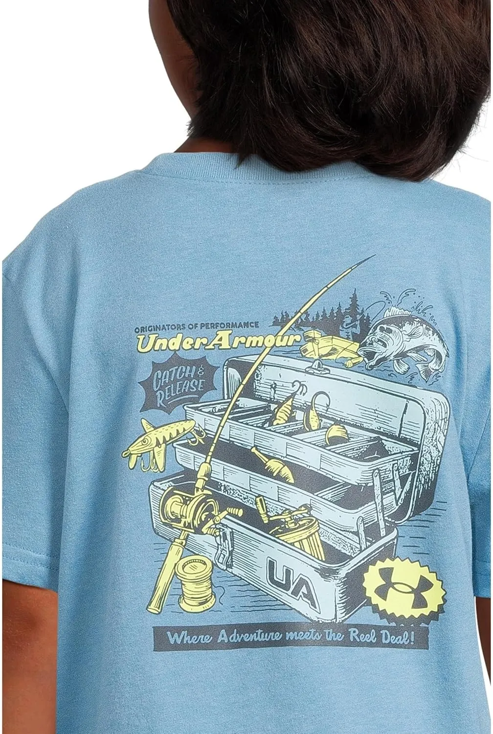 Under Armour Short Sleeve Shirt, Crewneck, Lightweight and Breathable, Outdoor