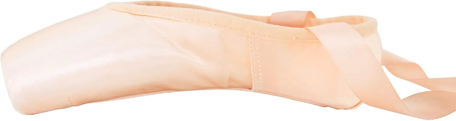 Women's Ballerina Shoes Professional Ballet Dance Satin Pointe Shoes for Girls with Bag and Toe Pads